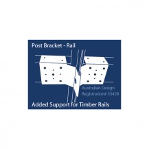 12216 - post bracket rail illustration
